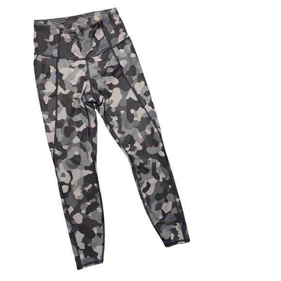 ATHLETA Womens Size XS Lightning Camo 7/8 Tight Leggings Black Supersonic - Picture 2 of 5